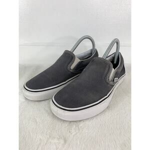Vans Slip-On Shoes Unisex Gray Size Men’s 5.5 / Women’s 7 Casual Sneakers